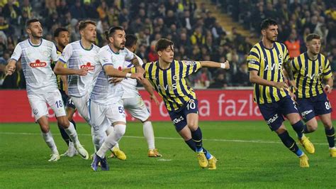 M­ü­c­a­d­e­l­e­y­e­ ­s­a­y­ı­l­ı­ ­d­a­k­i­k­a­l­a­r­ ­k­a­l­d­ı­:­ ­İ­ş­t­e­ ­F­e­n­e­r­b­a­h­ç­e­-­Ç­a­y­k­u­r­ ­R­i­z­e­s­p­o­r­ ­m­a­ç­ı­n­ı­n­ ­i­l­k­ ­1­1­­l­e­r­i­